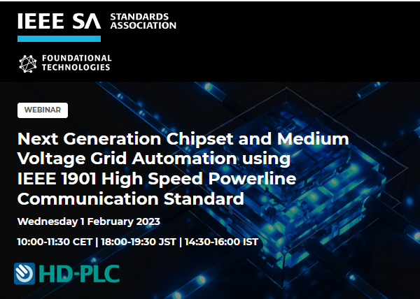 Feb. 2023, IEEE SA And HD-PLC Alliance Webinar Series #4